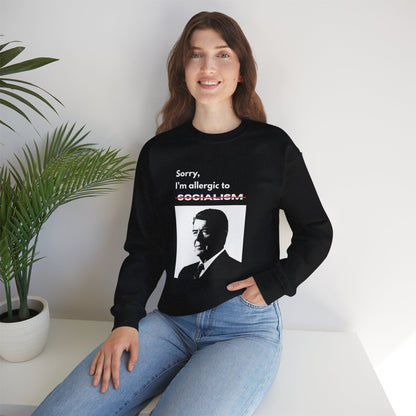 Allergic to Socialism | Graphic Sweatshirt