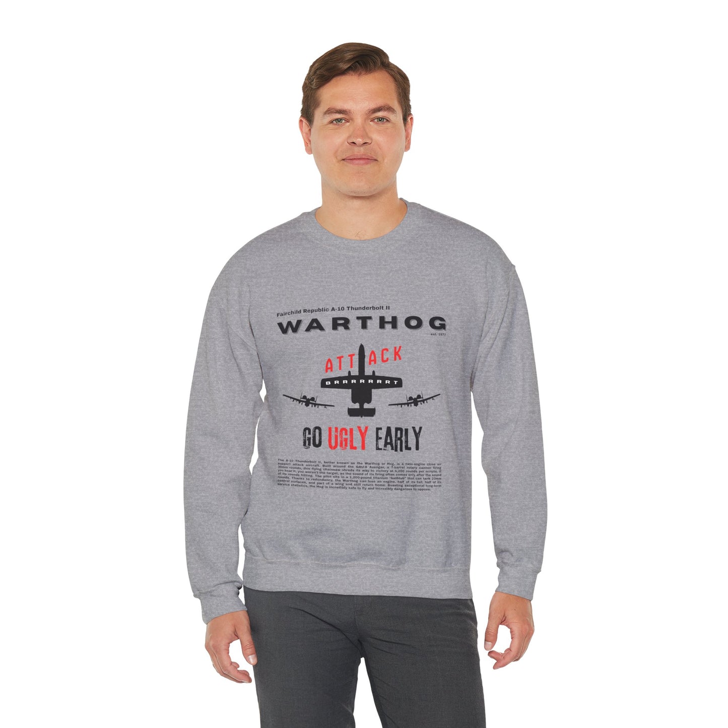 A-10 Thunderbolt "Warthog" | Graphic Sweatshirt